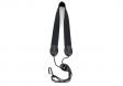 Rico SJA11 Rico Fabric Sax Strap (Black) with Metal Hook: 1