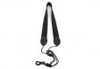 Rico SLA13 Rico Fabric Sax Strap (Black) with Plastic Snap Hook: 1