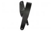 Planet Waves PW25L00DX Classic Leather Guitar Strap, Black