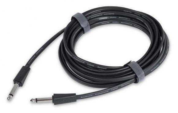 Rockboard RBOCAB FL600 BLK SS FLAT INSTRUMENT CABLE: 1