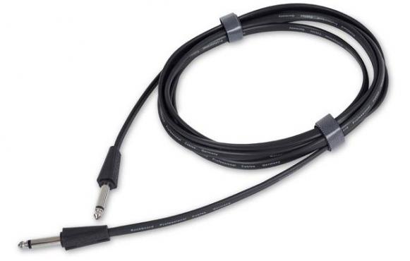 Rockboard RBOCAB FL300 BLK SS FLAT INSTRUMENT CABLE: 1