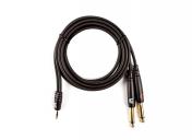Planet Waves PW-MPTS-06 Custom Series 1/8” to Dual 1/4” Audio Cable