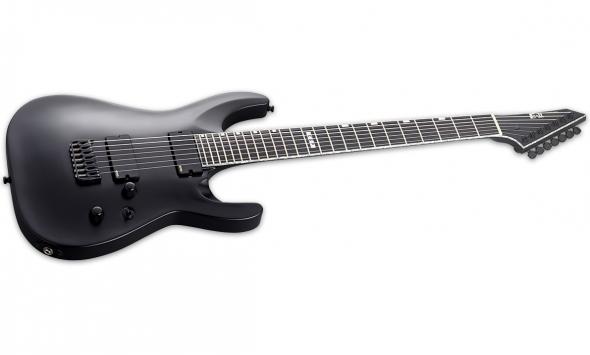 ESP E-II HORIZON NT-7B Hipshot (Black Satin): 2