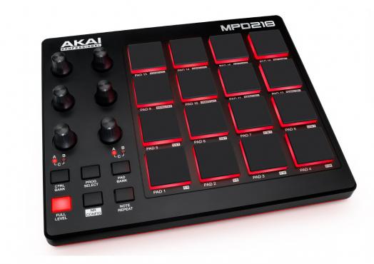 Akai MPD218 MIDI: 2