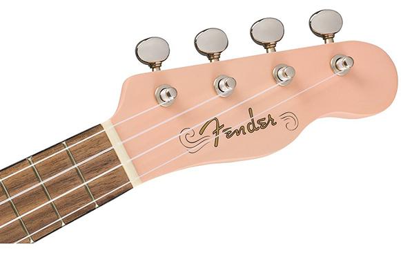 Fender Ukulele Venice Soprano Shell Pink WN: 3